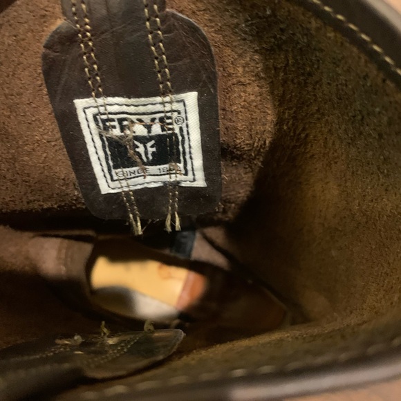 Frye Brown Leather Men's Oil Resistant Boots Made in USA - Picture 7 of 13